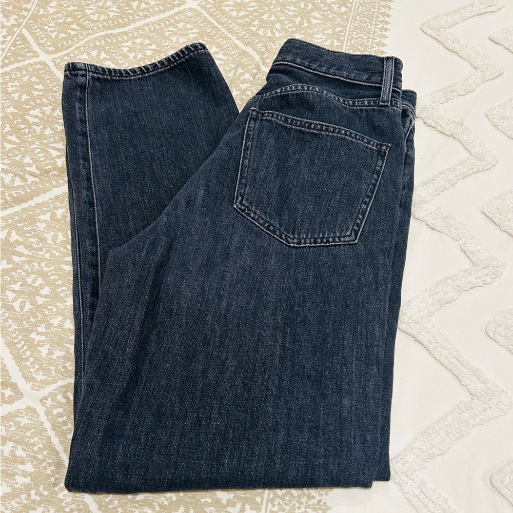 Veronica Beard Charcoal Button-Fly wide-leg Jeans women’s size 27